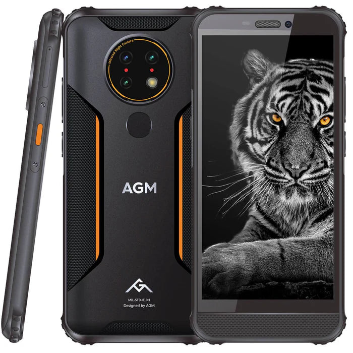 AGM H3 • 4GB RAM • 64GB • Bateria 5.400mAh • Câmera 27MP