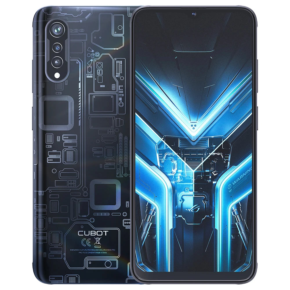 Cubot X70 • 24GB RAM • 256GB Armazenamento • Bateria 5.200mAh • Câmera 100MP