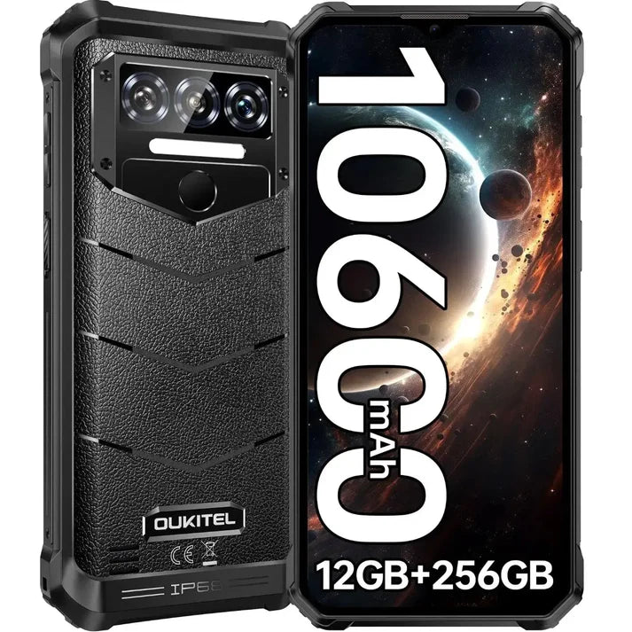 Oukitel WP38 • 16GB RAM • 256GB • Bateria 10.600mAh • Câmera 64MP