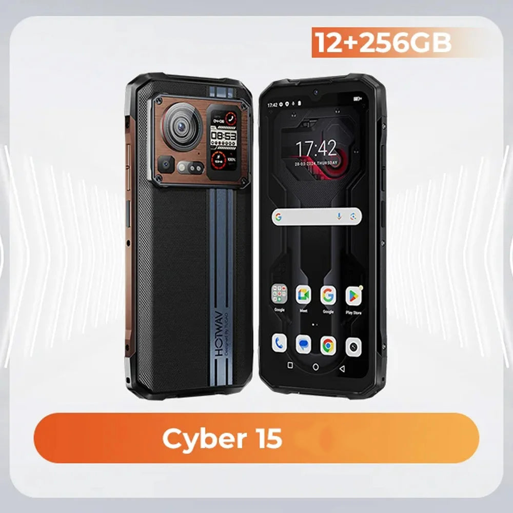 Hotwav Cyber 15 • 24GB RAM • 256GB • Bateria 6.280mAh • Câmera Dupla 200MP