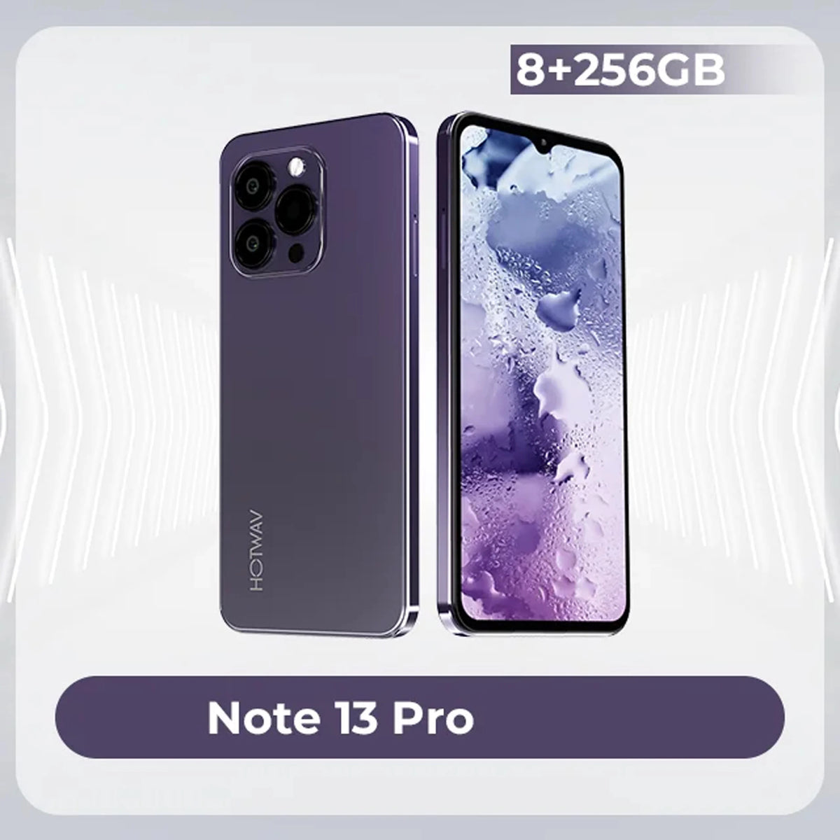 Hotwav Note 13 Pro • 16GB RAM • 256GB Armazenamento • Bateria 5.160mAh • Câmera 50MP