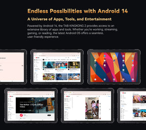 CUBOT tab kingkong 2 CPU:MT8788 120Hz 10,95 polegadas 10,95 polegadas 10600MAH bateria grande 8+256G 4G