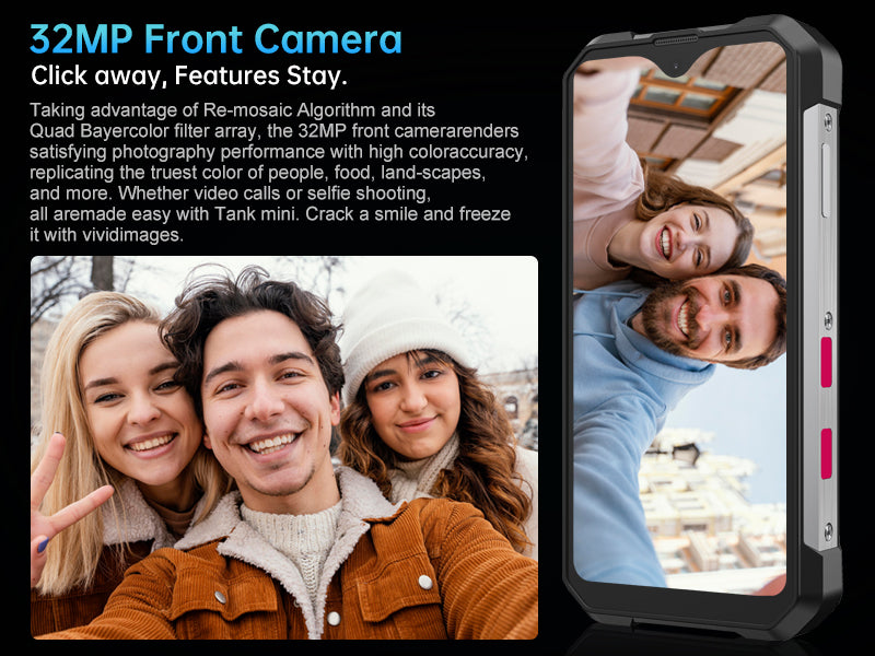 8849 TANK MINI sem tela de 4,3 polegadas 8+256G mini três provas smartphone