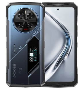 DOOGEE V40 Pro tela principal de 6,78 polegadas tela traseira multifuncional IPS de 1,47 polegadas 16GB RAM 512GB ROM.