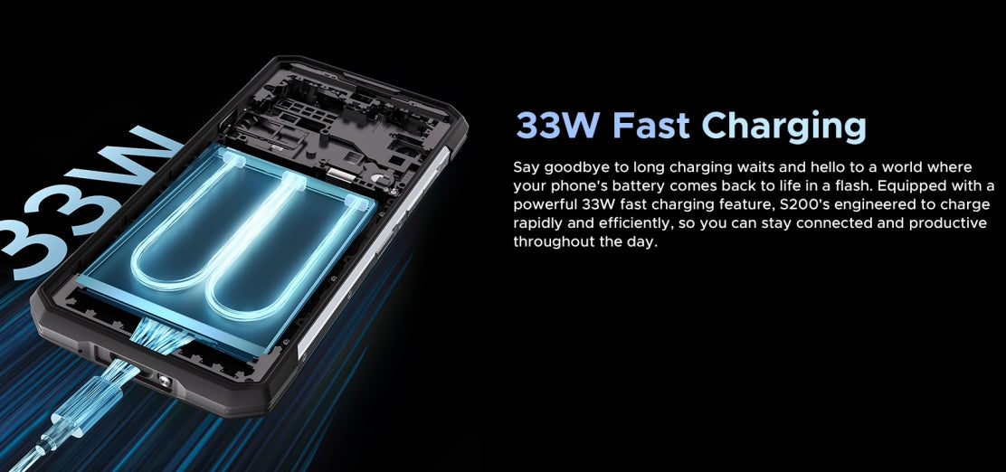 DOOGEE S200, CPU: Dimensity 7050 120Hz 6.72 Inches, [ 5G Global Frequency Band] 12GB RAM, 256GB ROM