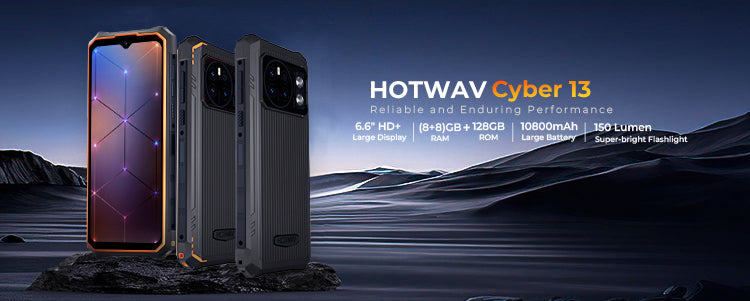 HOTWAV CYBER 13 CPU: T606 120 Hz 6,6 polegadas 8GB RAM 128GB ROM