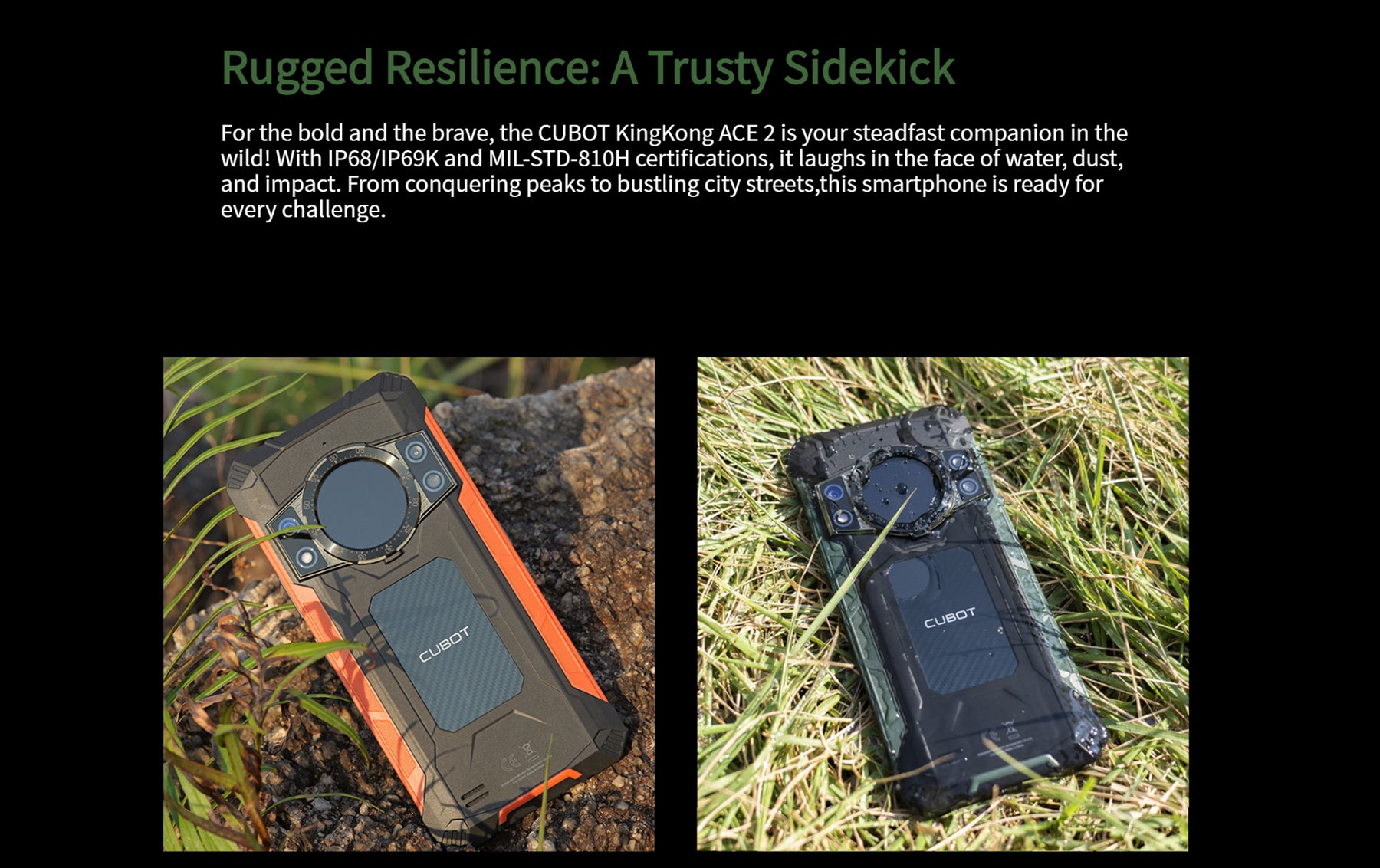 CUBOT KINGKONG ACE 2 CPU:G85 120Hz 6,56 polegadas 6GB RAM 128GB ROM