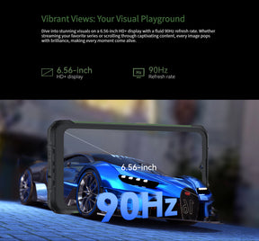 CUBOT KINGKONG ACE 2 CPU:G85 120Hz 6,56 polegadas 6GB RAM 128GB ROM