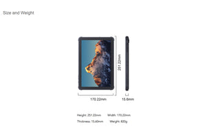 Cubot TAB KINGKONG Helio MT8788 120Hz tela de 10,1 polegadas 16GB memória 256GB ROM