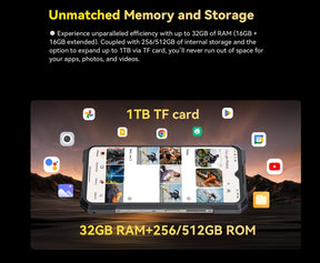 Cubot KingKong X Helio Dimensity 7050 120Hz tela de 6,583 polegadas 16GB 256/512GB ROM