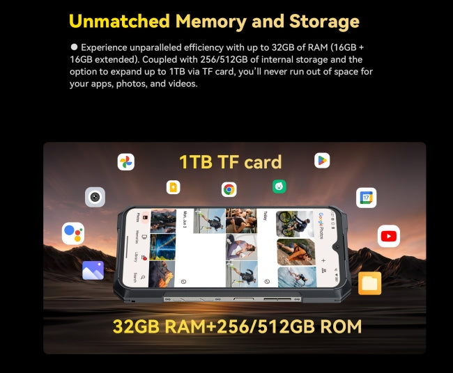 Cubot KingKong X Helio Dimensity 7050 120Hz tela de 6,583 polegadas 16GB 256/512GB ROM