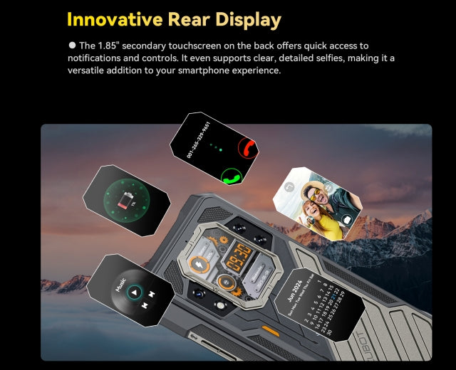 Cubot KingKong X Helio Dimensity 7050 120Hz tela de 6,583 polegadas 16GB 256/512GB ROM