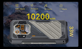 Cubot KingKong X Helio Dimensity 7050 120Hz tela de 6,583 polegadas 16GB 256/512GB ROM