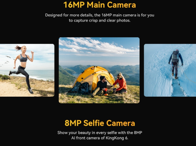 Cubot KINGKONG 6, Helio T310 120Hz tela de 6,088 polegadas 4GB RAM 64GB ROM