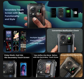 HOTWAV Cyber 15 4G tela de 6,6 polegadas smartphone à prova de triplo 12 GB de RAM 256 GB de ROM