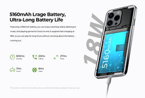 HOTWAV NOTE 13 PRO tela de 6,6 polegadas 8GB RAM  256GB ROM