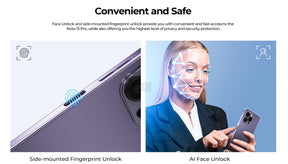 HOTWAV NOTE 13 PRO tela de 6,6 polegadas 8GB RAM  256GB ROM