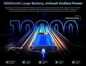 HOTWAV CYBER 13 pro  tela Helio T619 120 Hz de 6,58 polegadas 12GB RAM  256GB ROM