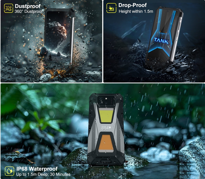 8849 Tank 3S 15600mAh 6,79 polegadas [banda de frequência global 5G]12/16GB RAM, 256/512GB ROM