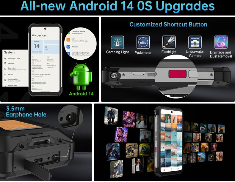 8849 Tank 3S 15600mAh 6,79 polegadas [banda de frequência global 5G]12/16GB RAM, 256/512GB ROM