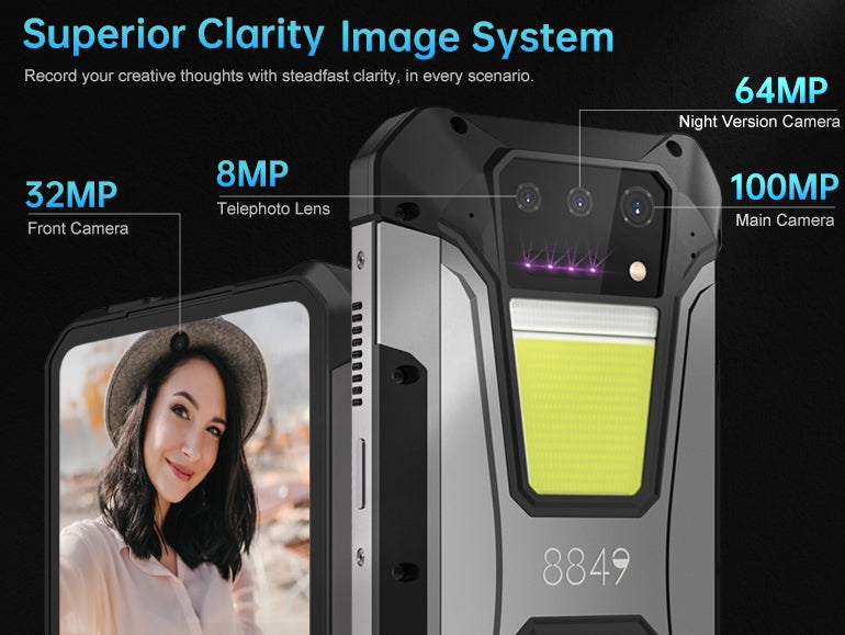 8849 TANK 2 PRO CPU MT6789 120Hz 6,81 polegadas [banda de frequência global 5G] 12GB RAM 512GB ROM