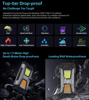 8849 TANK 2 PRO CPU MT6789 120Hz 6,81 polegadas [banda de frequência global 5G] 12GB RAM 512GB ROM