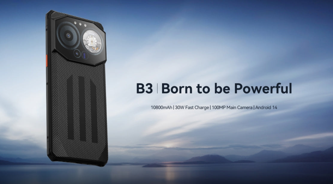 IIIF150 B3 CPU MT6781V 120Hz tela de 6,6 polegadas 4G Smartphone robusto “Novo” B3 nasceu para ser poderoso 8GB RAM 256GB ROM