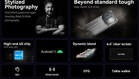 IIIF150 B3 CPU MT6781V 120Hz tela de 6,6 polegadas 4G Smartphone robusto “Novo” B3 nasceu para ser poderoso 8GB RAM 256GB ROM