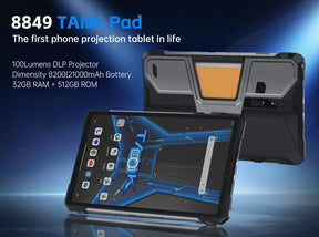 8849 TANK Pad CPU：Dimensião 8200 120Hz 10,95 polegadas,5G , 16GB RAM, 512GB ROM