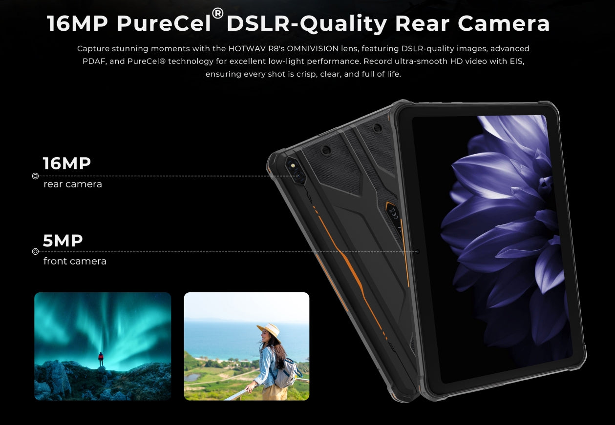 HOTWAV R8 CPU: T606 120 Hz tela de 10,1 polegadas 4GB RAM 128GB ROM