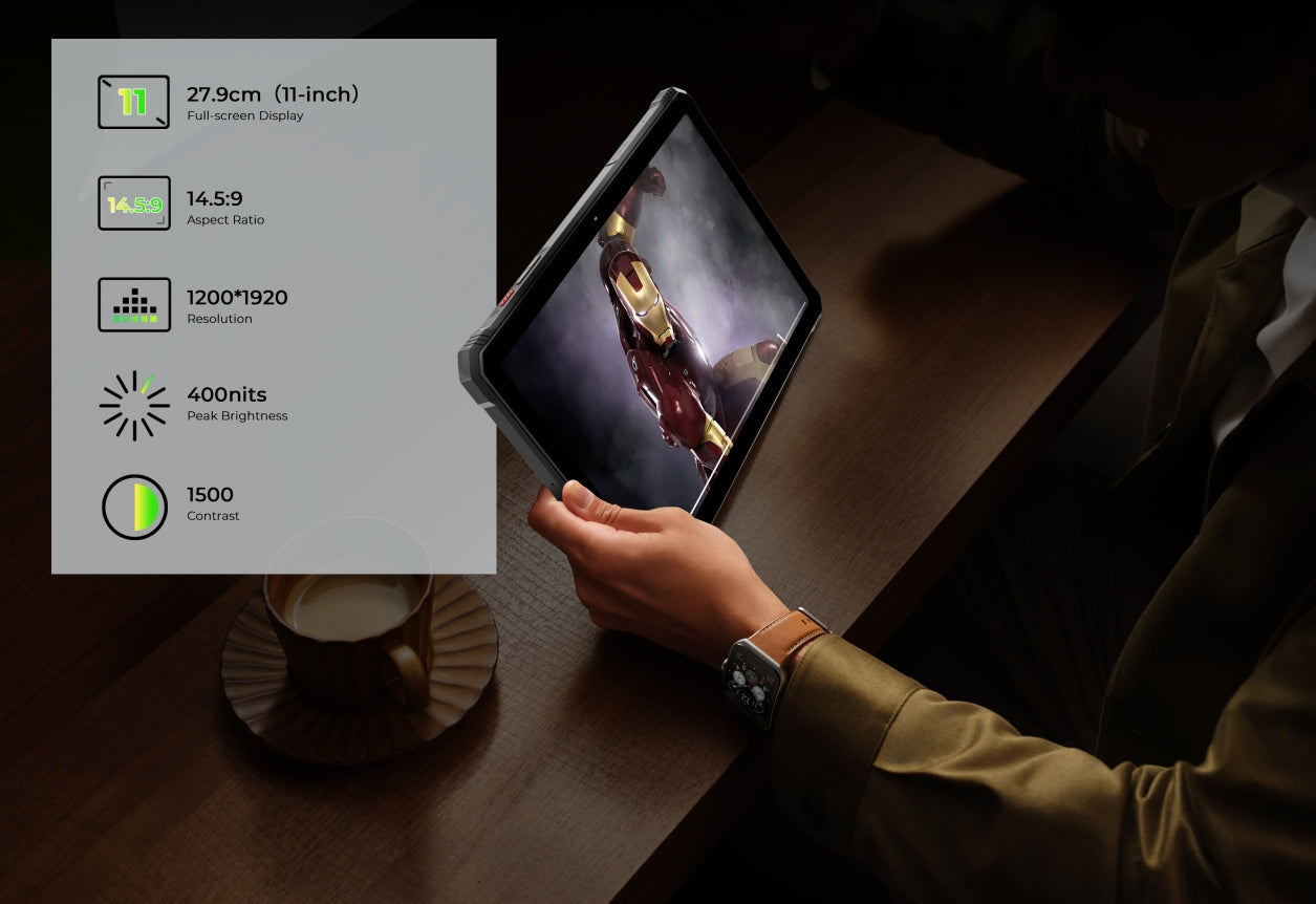 HOTWAV TAB R9 Pro CPU: T606 120Hz tela de 11 polegadas 6GB RAM 256GB ROM