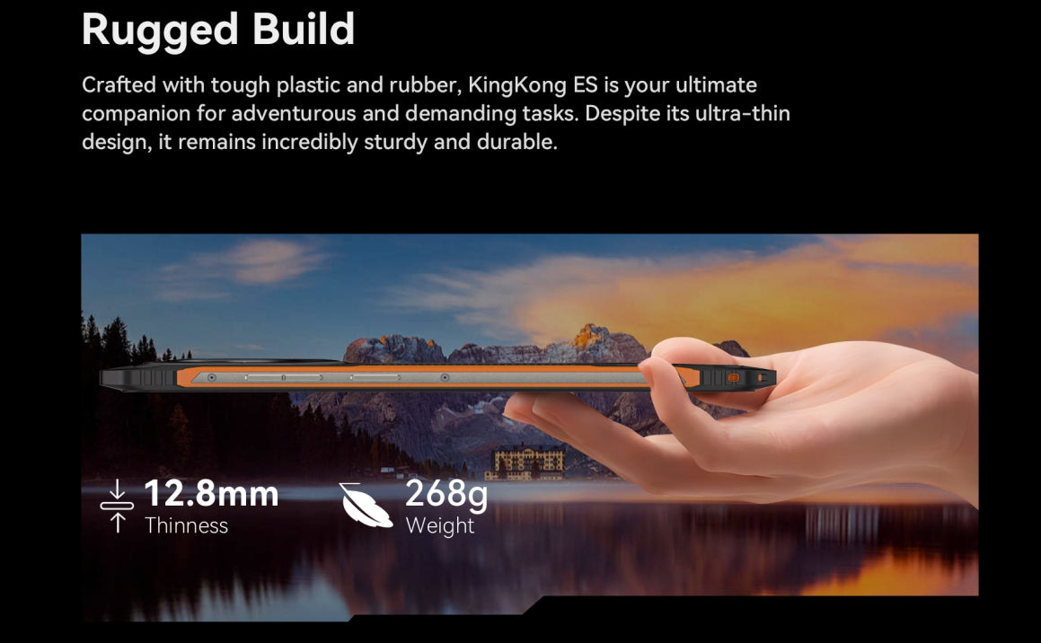 CUBOT KINGKONG ES CPU: T606 120Hz 6,56 polegadas 4G 6GB RAM128GB ROM