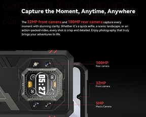 CUBOT KINGKONG STAR 2 [banda de frequência global 5G] 6,72 polegadas 12+256G+ com tela traseira de 1,85 polegadas telefone de defesa tripla