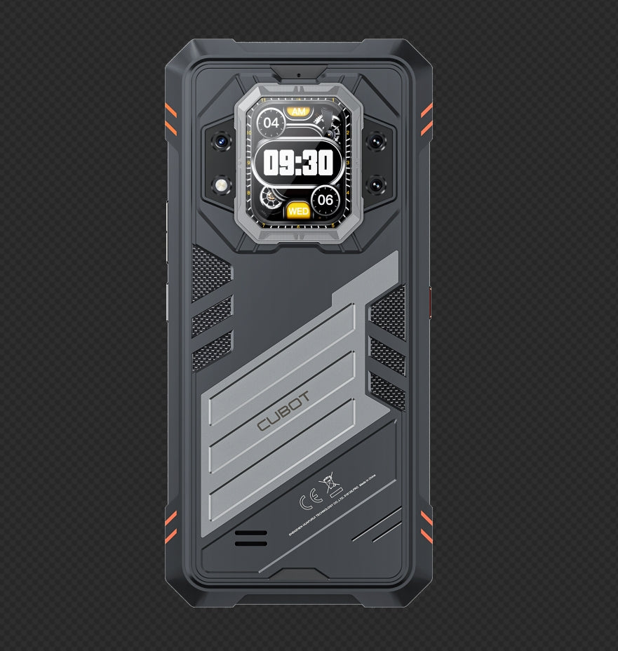 CUBOT KINGKONG STAR 2 [banda de frequência global 5G] 6,72 polegadas 12+256G+ com tela traseira de 1,85 polegadas telefone de defesa tripla