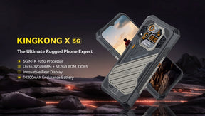 Cubot KingKong X Helio Dimensity 7050 120Hz tela de 6,583 polegadas 16GB 256/512GB ROM