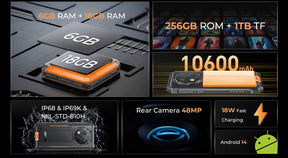 OUKITEL G1, CPU T606 120Hz 6.52 inches, 6GB RAM, 256GB ROM
