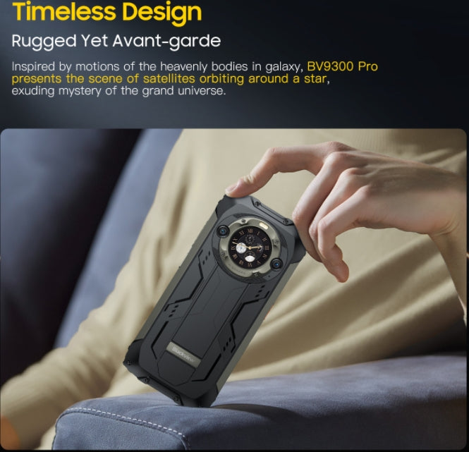 Blackview BV9300 PRO, CPU G99 120Hz 6,7 polegadas, 12GB RAM, 256GB ROM