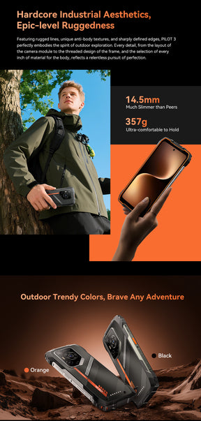 OSCAL PILOT 3,CPU:Dimensity 6300 120Hz 6.78-inch,33W Fast Charging,12GB RAM,256GB ROM