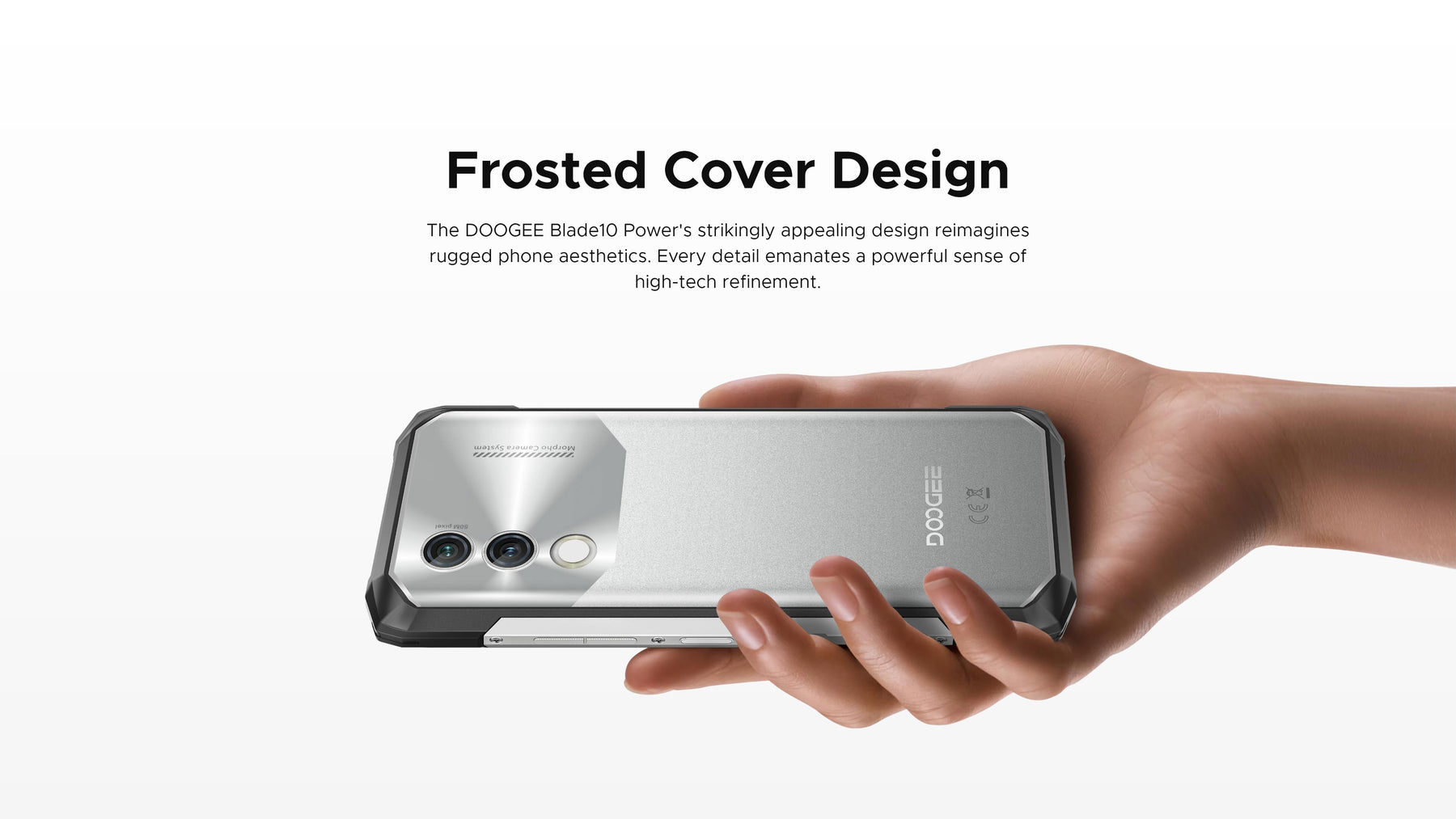 DOOGEE Blade 10 power fornecimento de energia, CPU: T615 120Hz de 6,6 polegadas, venda quente de novo NFC 4G três provas smartphone, 6GB RAM, 256GB ROM