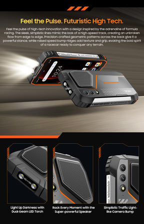 OSCAL PILOT 1,CPU:MT6769V 120Hz 6.67 inches,NFC 4G Three Proof Smartphone, 6GB RAM,256GB ROM