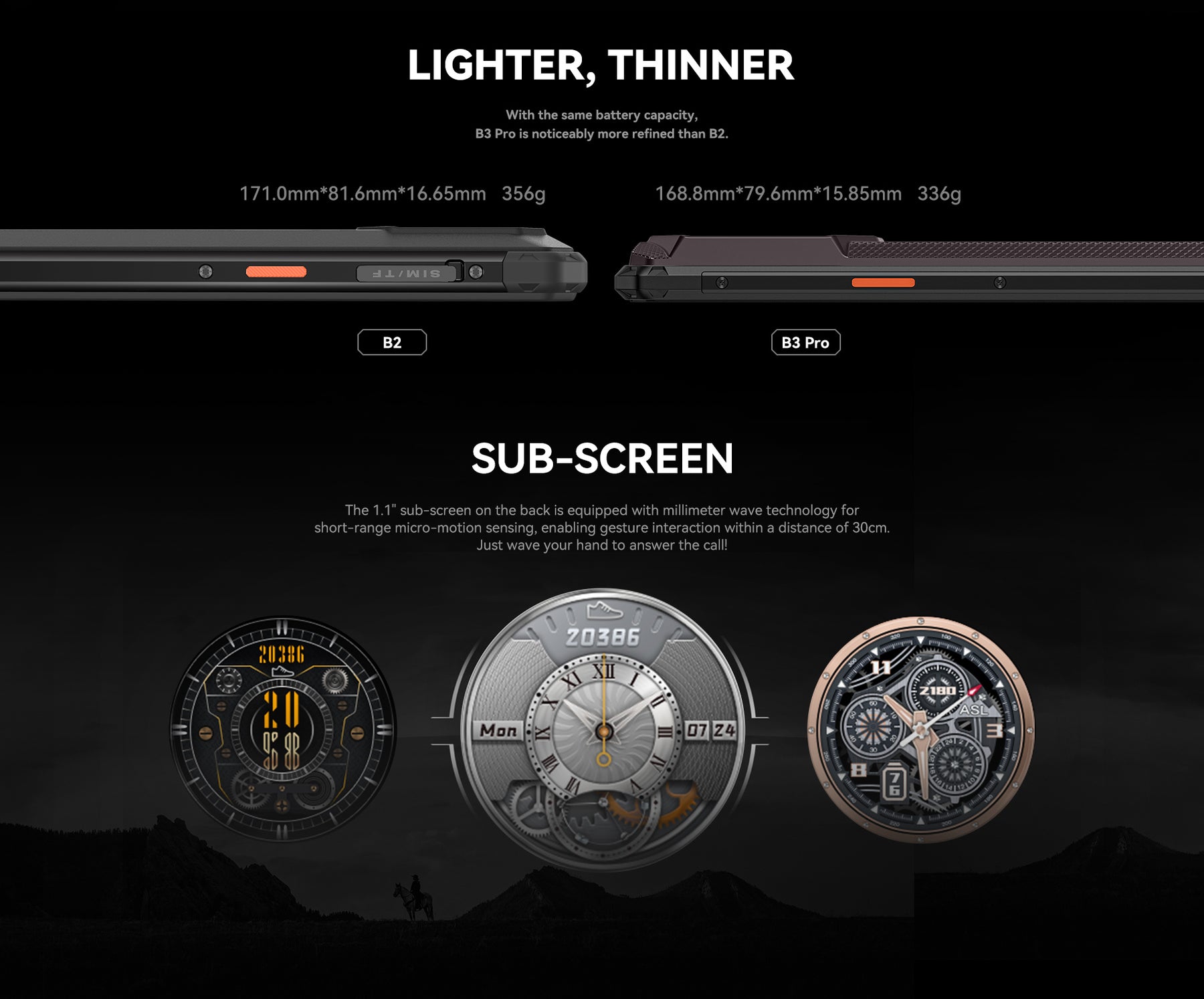 IIIF150 B3 PRO CPU: MT6877TT 120Hz 6,6 polegadas, 4G tela secundária de 1,09 polegadas 16+512G bateria de 10800mAh