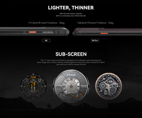 IIIF150 B3 PRO CPU: MT6877TT 120Hz 6,6 polegadas, 4G tela secundária de 1,09 polegadas 16+512G bateria de 10800mAh