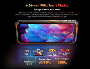 Blackview BV4800 SE,CPU:Unisoc T615 120Hz 5.65-inch,4GB RAM,64GB ROM