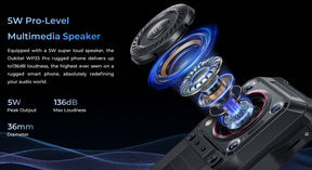 OUKITEL WP33 PRO, CPU Dimensity 6100+120Hz 6.6-inch,8GB RAM, 256GB ROM