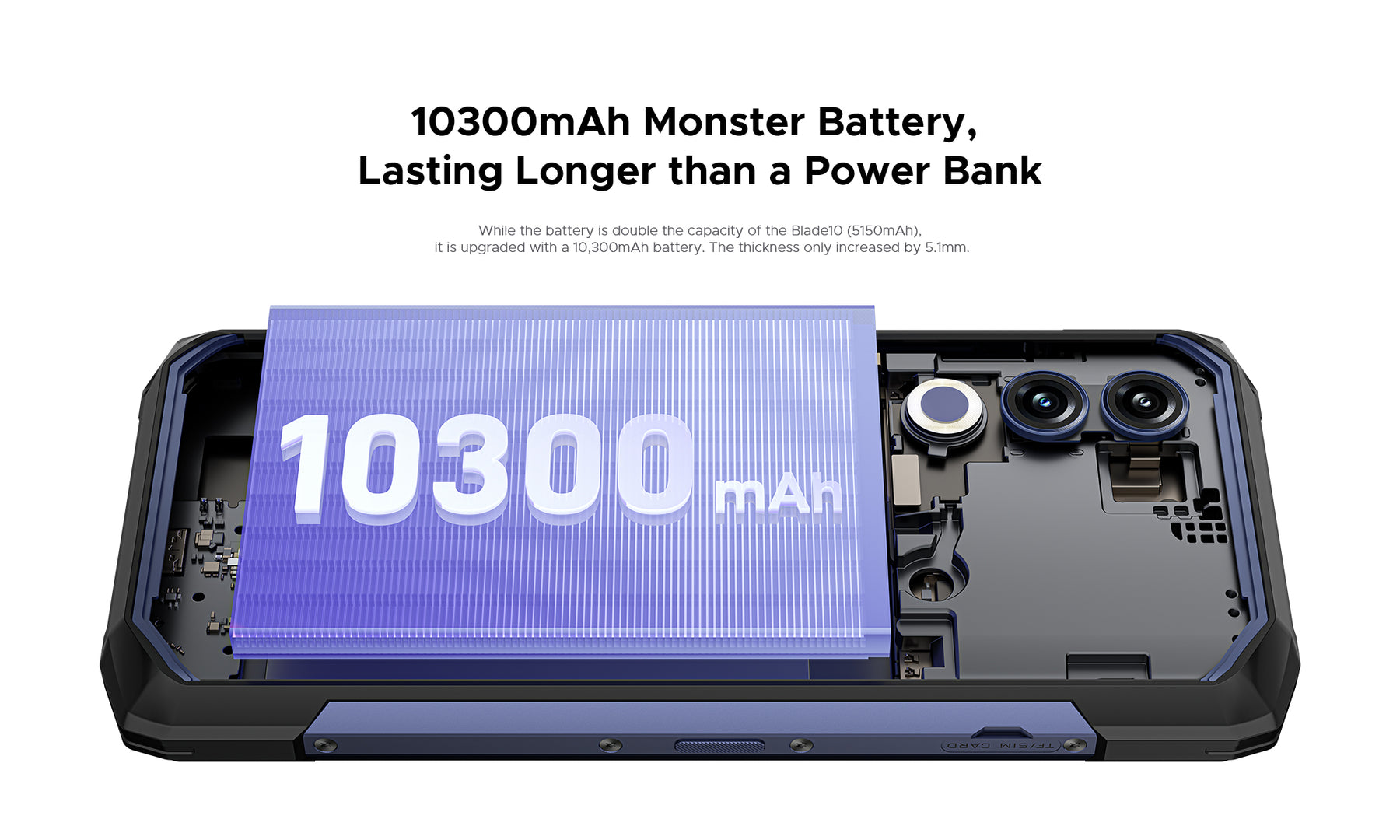 DOOGEE Blade20, CPU: T7200 120Hz de 6,6 polegadas,4GB RAM, 128GB ROM