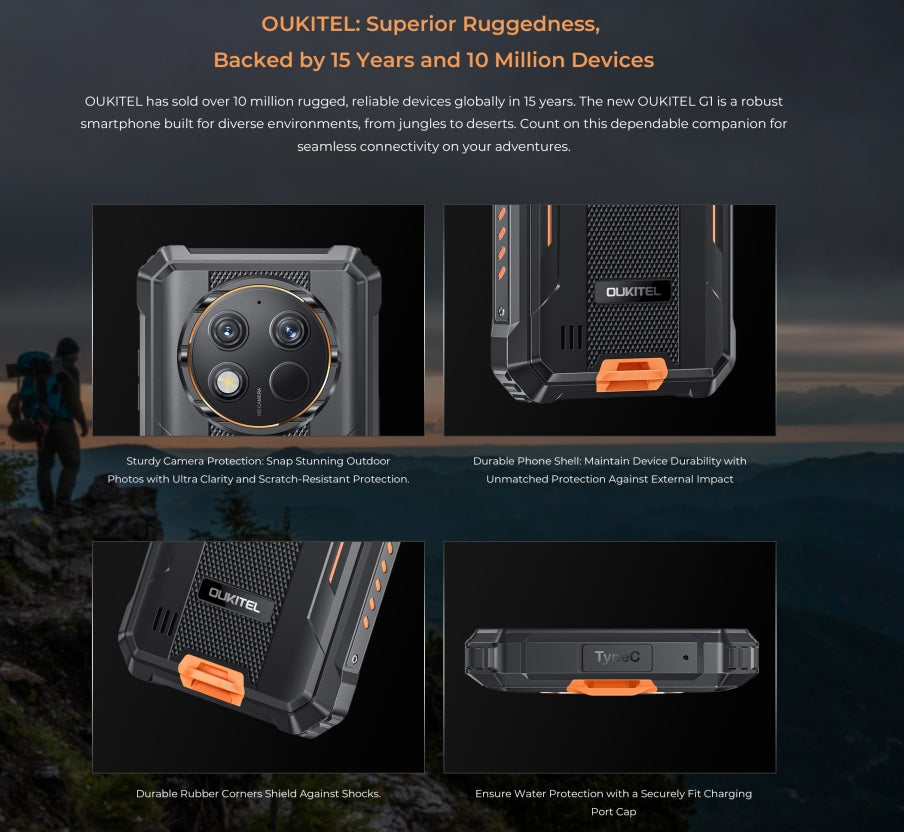 OUKITEL G1, CPU T606 120Hz 6.52 inches, 6GB RAM, 256GB ROM