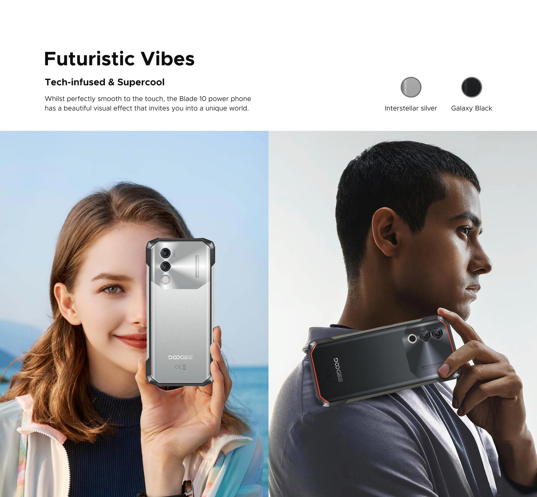 DOOGEE Blade 10 power fornecimento de energia, CPU: T615 120Hz de 6,6 polegadas, venda quente de novo NFC 4G três provas smartphone, 6GB RAM, 256GB ROM