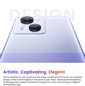 OSCAL MODERN 8, Helio T616 120Hz 6.75-inch screen, 4G Cost-effective Smartphone, 8GB RAM, 256GB ROM