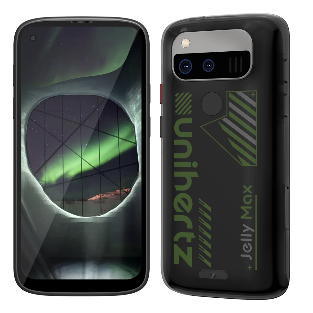 Unihertz Jelly Max 5,05 polegadas [banda de frequência global 5G] 12+256G 4000mAh 4G smartphone, 12GB RAM 256GB ROM