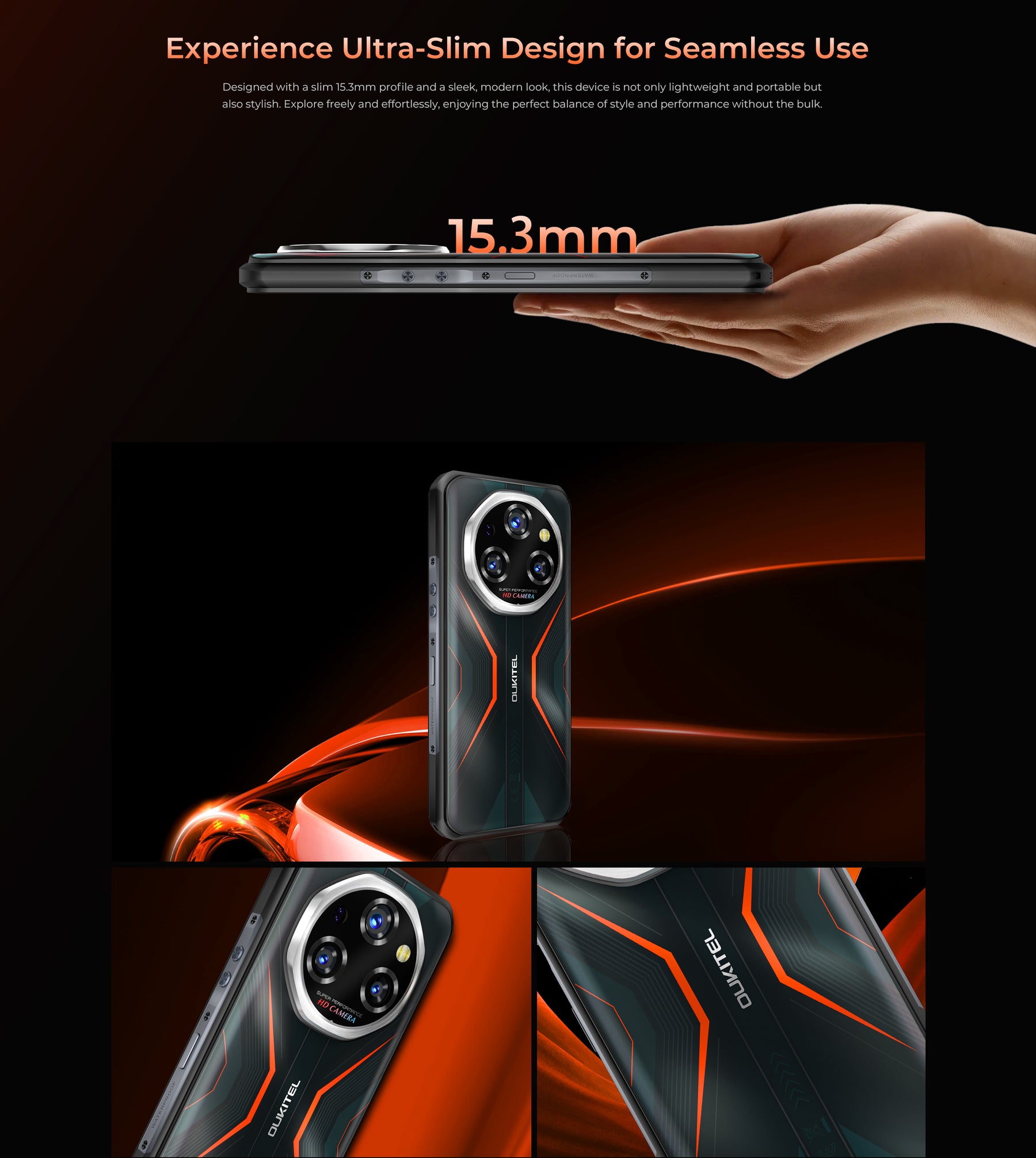 OUKITEL WP55 PRO,CPU:Dimensity 7025 120Hz 6.6-inch,16GB RAM,512GB ROM